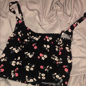 Flower crop top